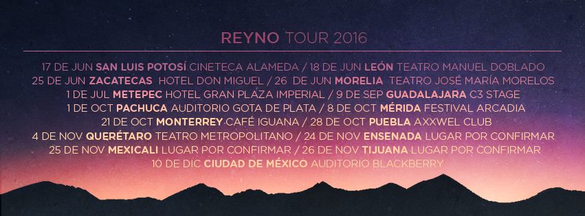 reyno tour 2016