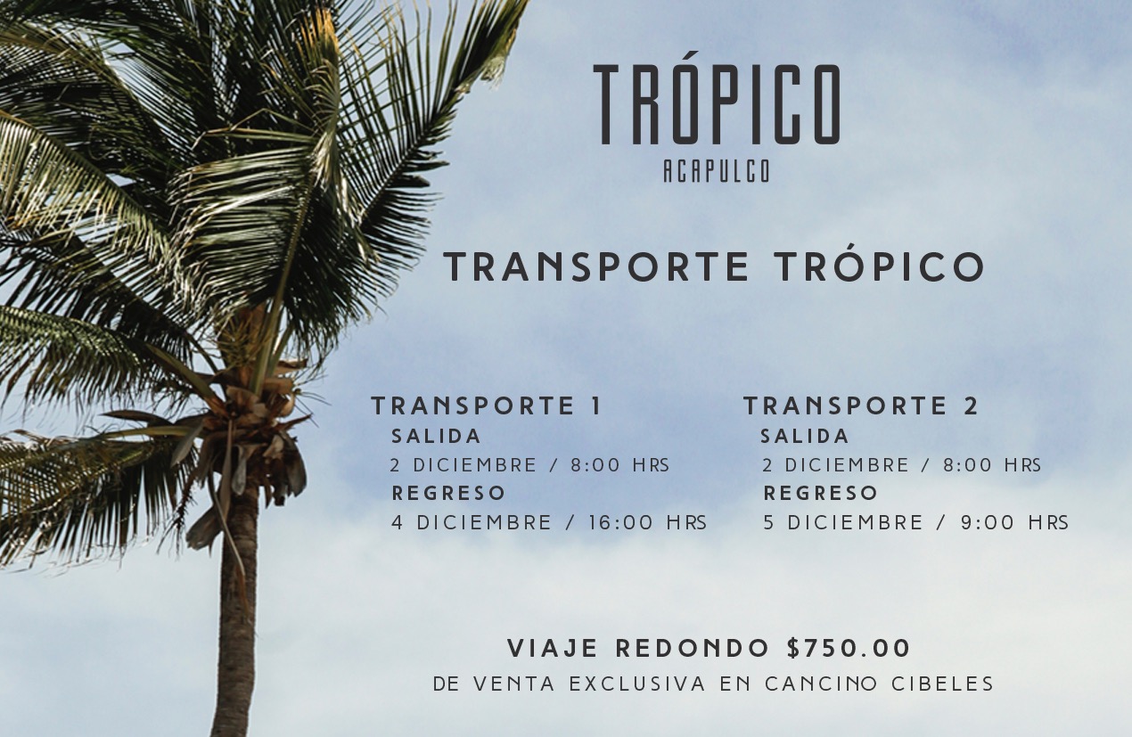 transporte tropico