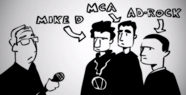 Presentan entrevista animada de los Beastie Boys