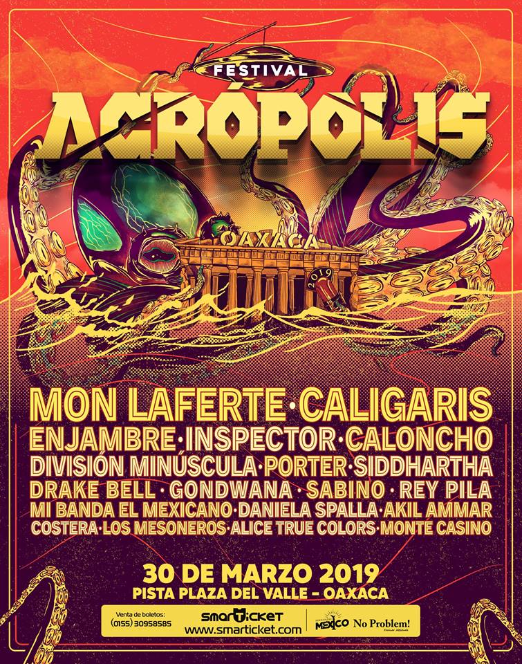 Conoce el cartel del Festival Acrópolis 2019