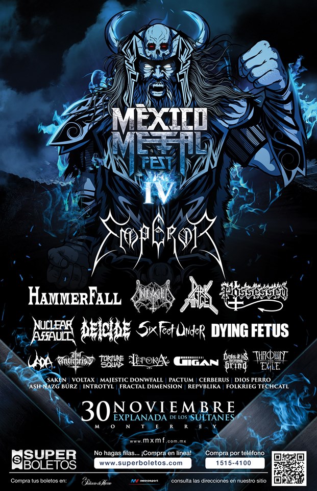 Lánzate al México Metal Fest