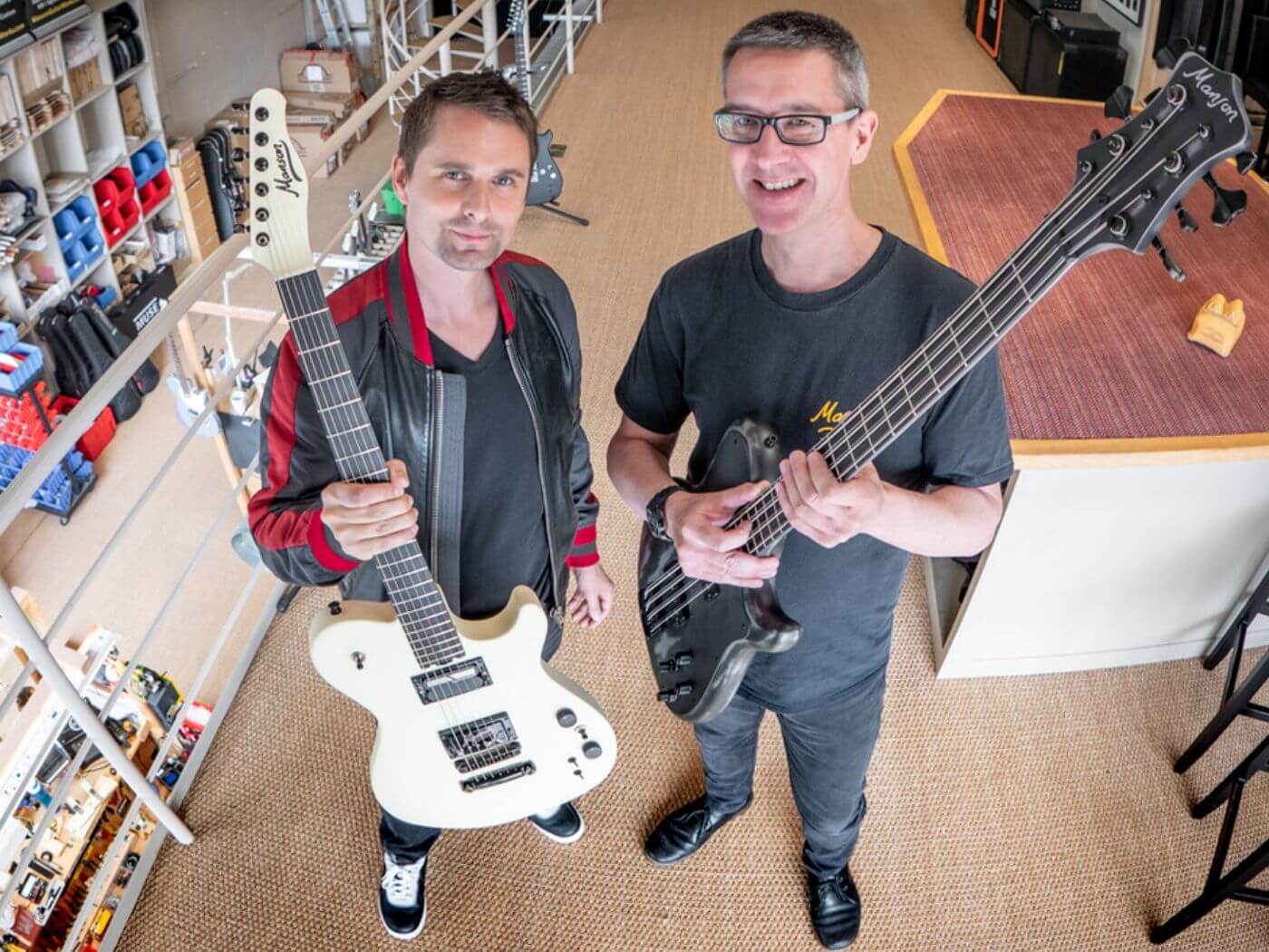 Matt Bellamy ahora es socio mayoritario de Manson Guitar Works