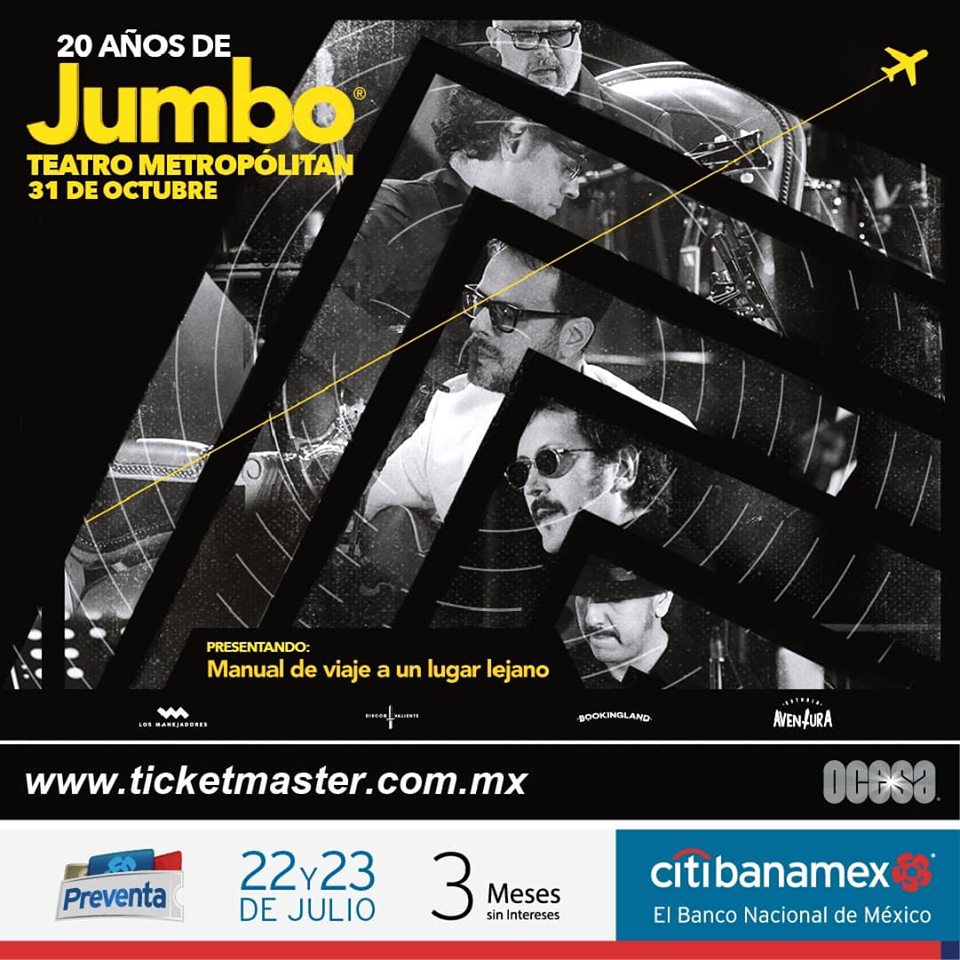 Jumbo festeja su 20 aniversario con show en el Metropólitan