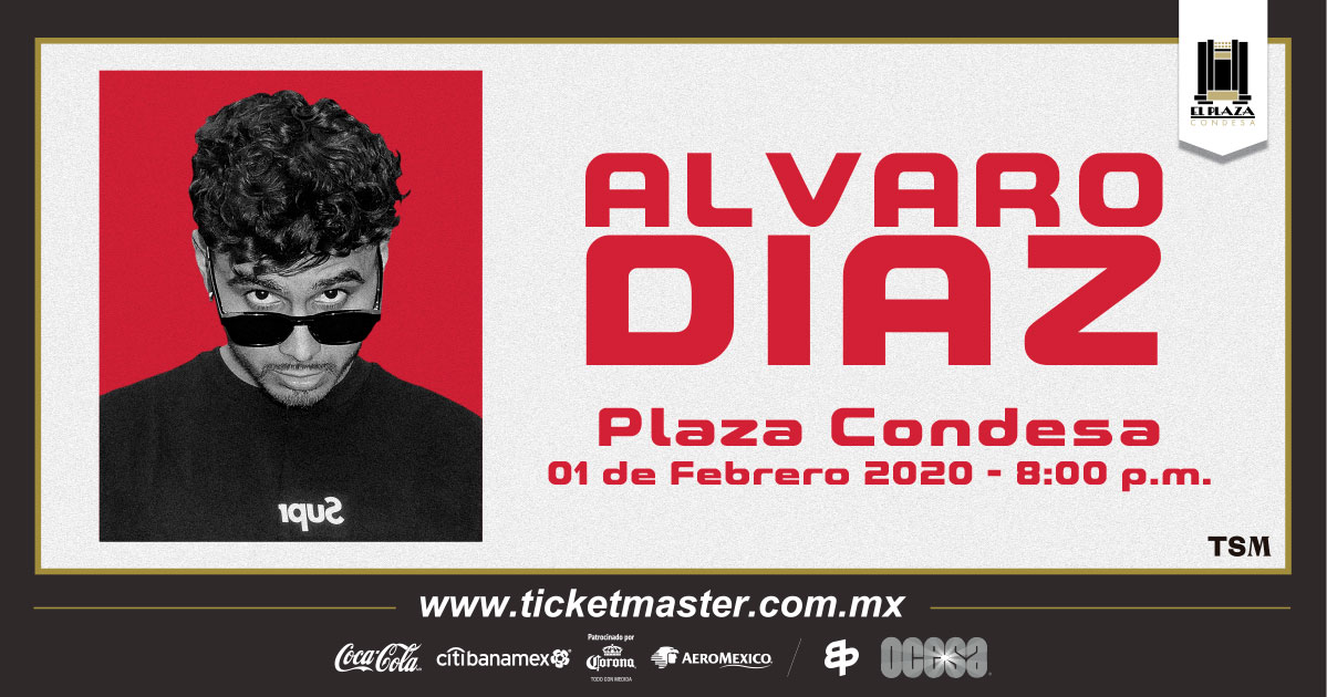 Gana accesos para el show de Álvaro Díaz en El Plaza