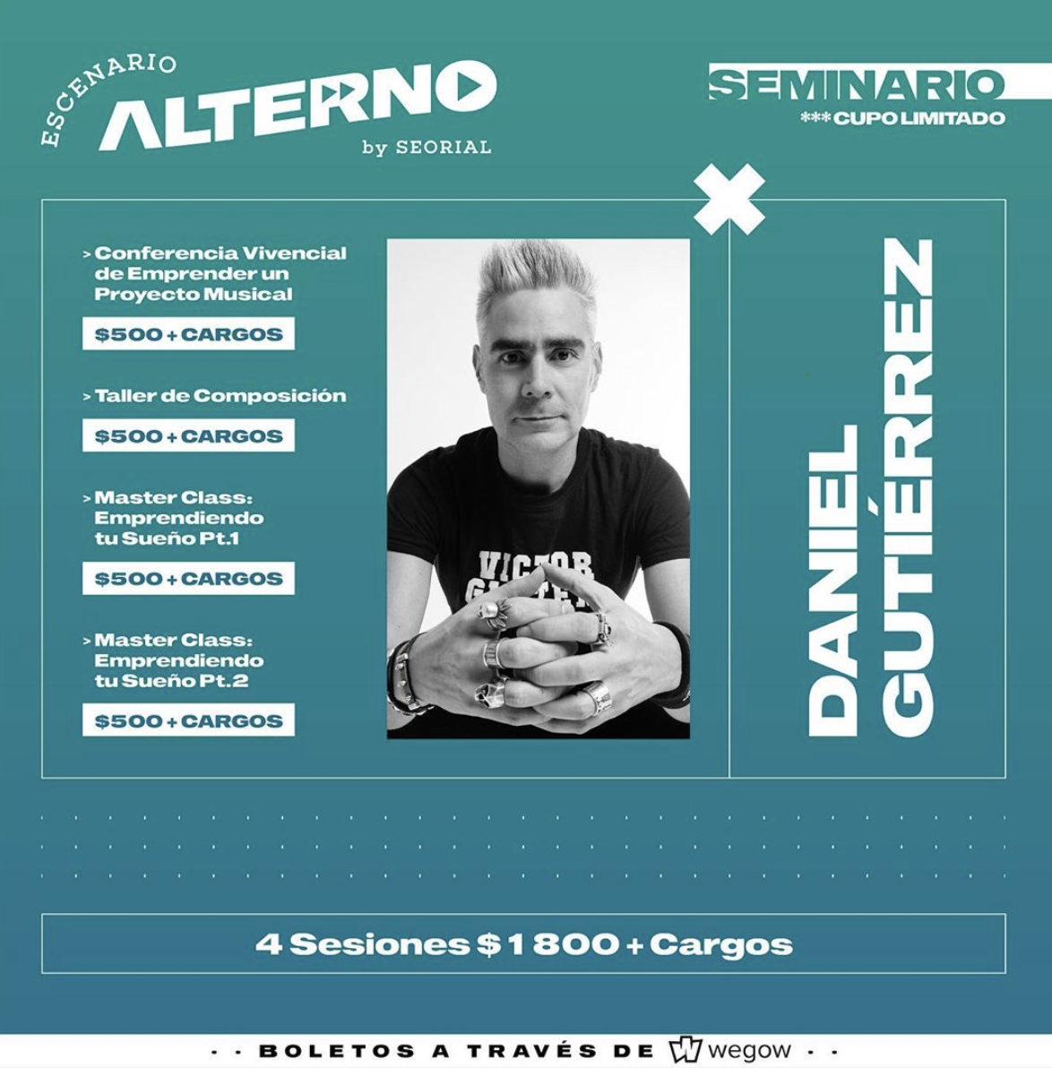 Daniel Gutiérrez (La Gusana Ciega) impartirá seminario online