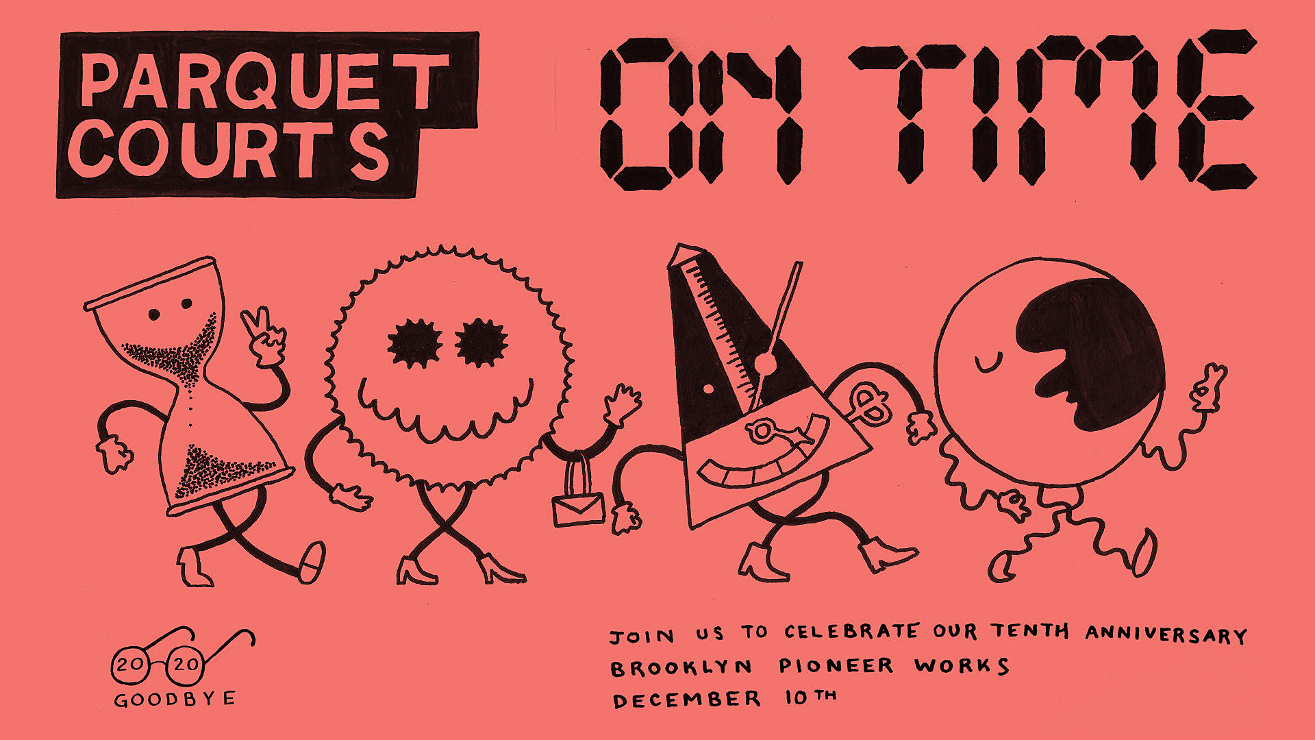 parquet-courts-on-time-flyer