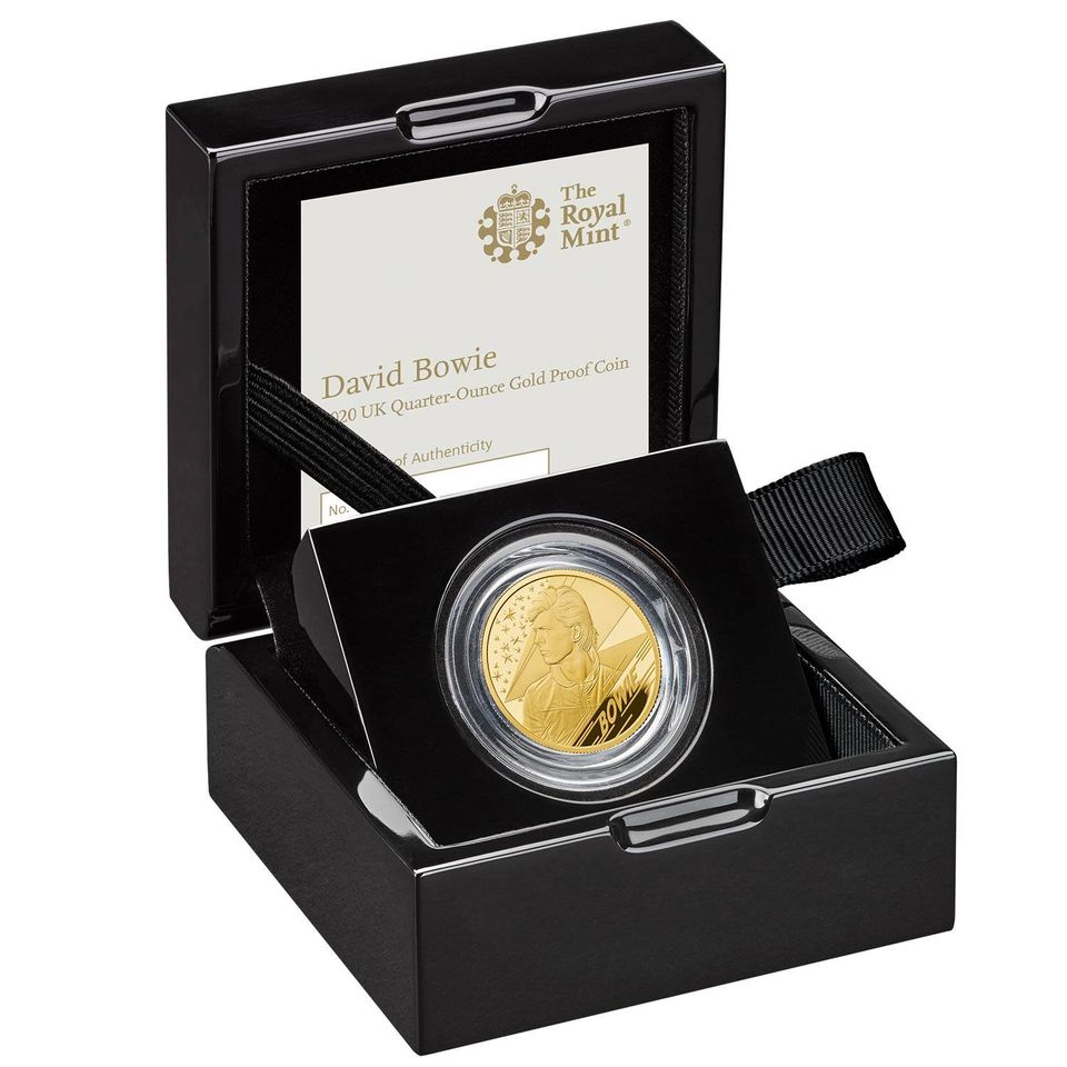 David Bowie-gold proof coin