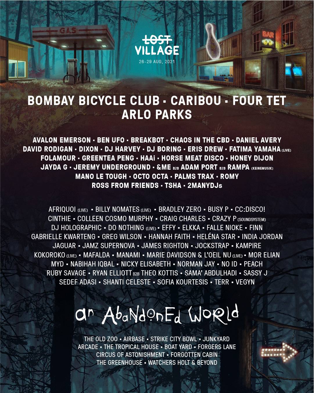 Breakbot, Bombay Bicycle Club y más en Lost Village 2021