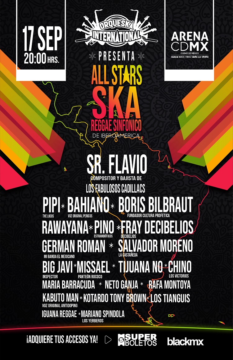 Sr. Flavio se suma a All Stars Ska Reggae Sinfónico de Iberoamérica