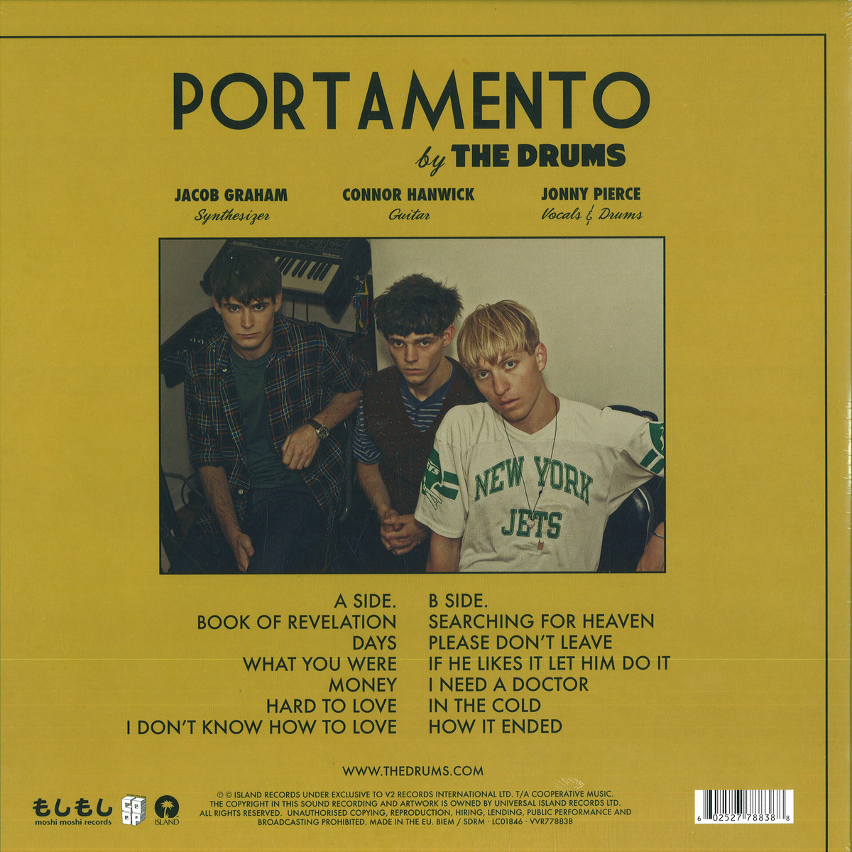 Portamento_The Drums_tracklist