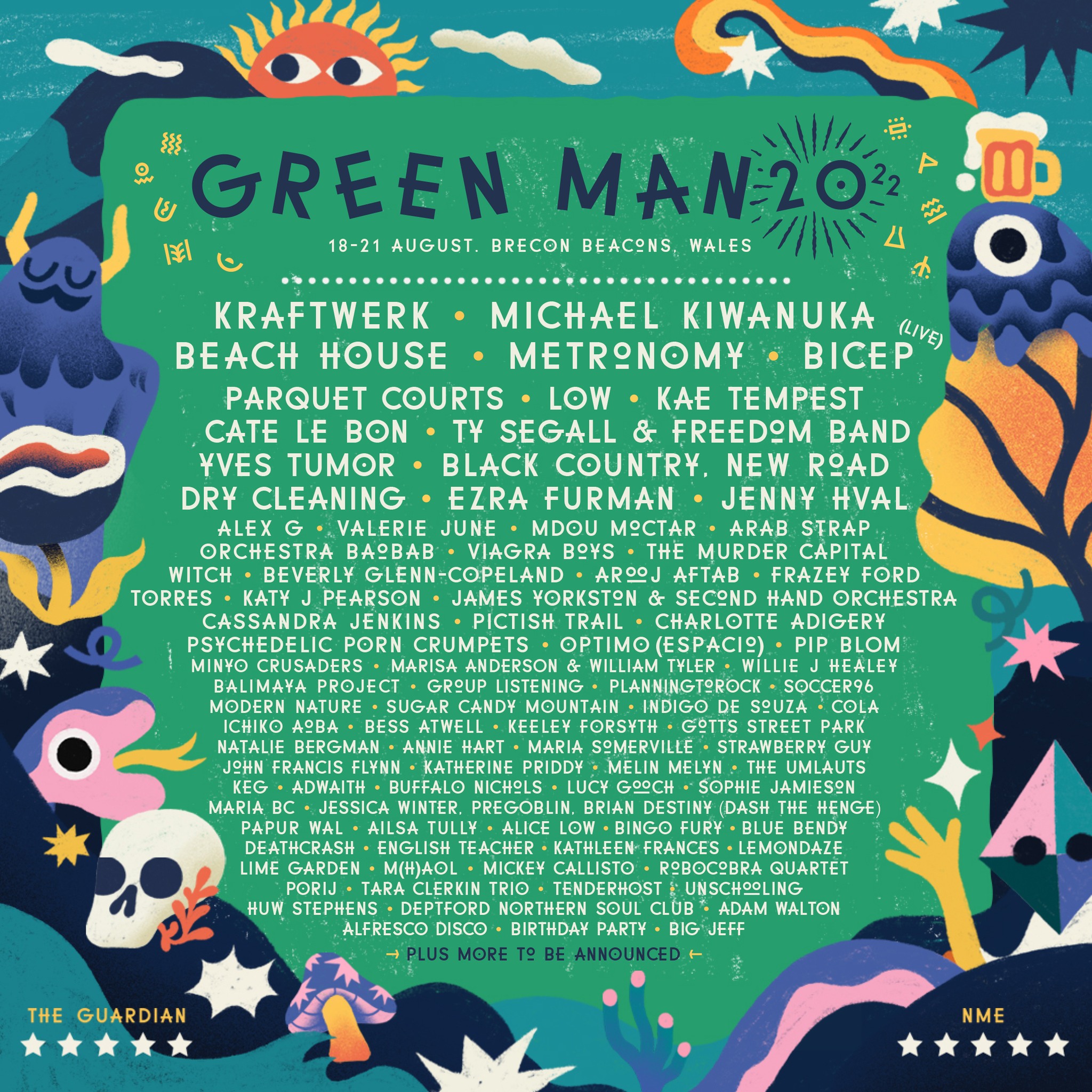 Green Man Festival 2022 (Flyer)