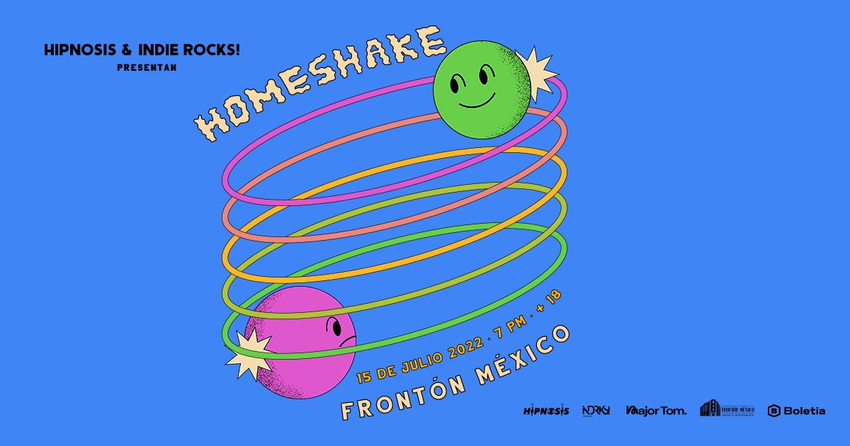 Indie Rocks! e Hipnosis presentan a Homeshake en Frontón México