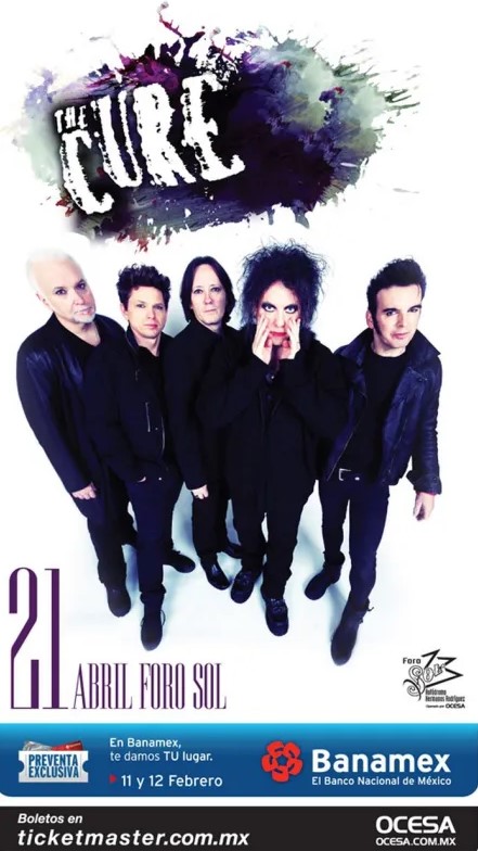 Poster The Cure _conciertos memorables_2022