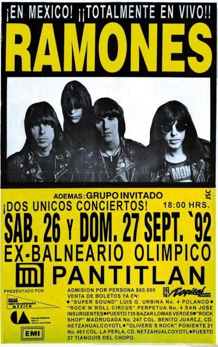 The Ramones_poster 1992
