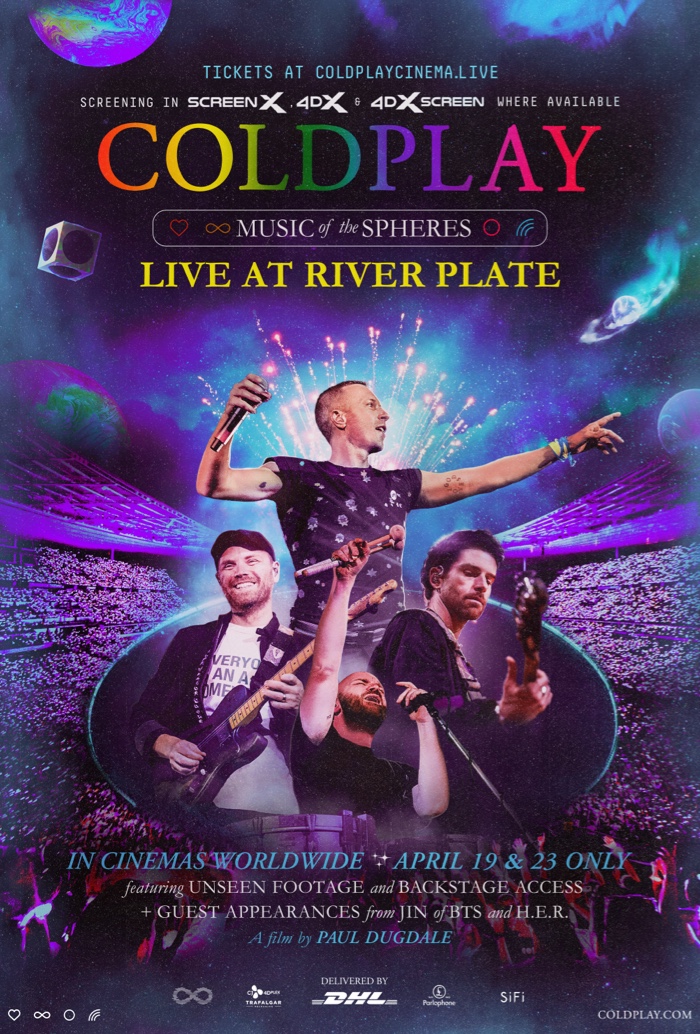 ‘Coldplay – Music Of The Spheres: Live At River Plate’ llegará al cine