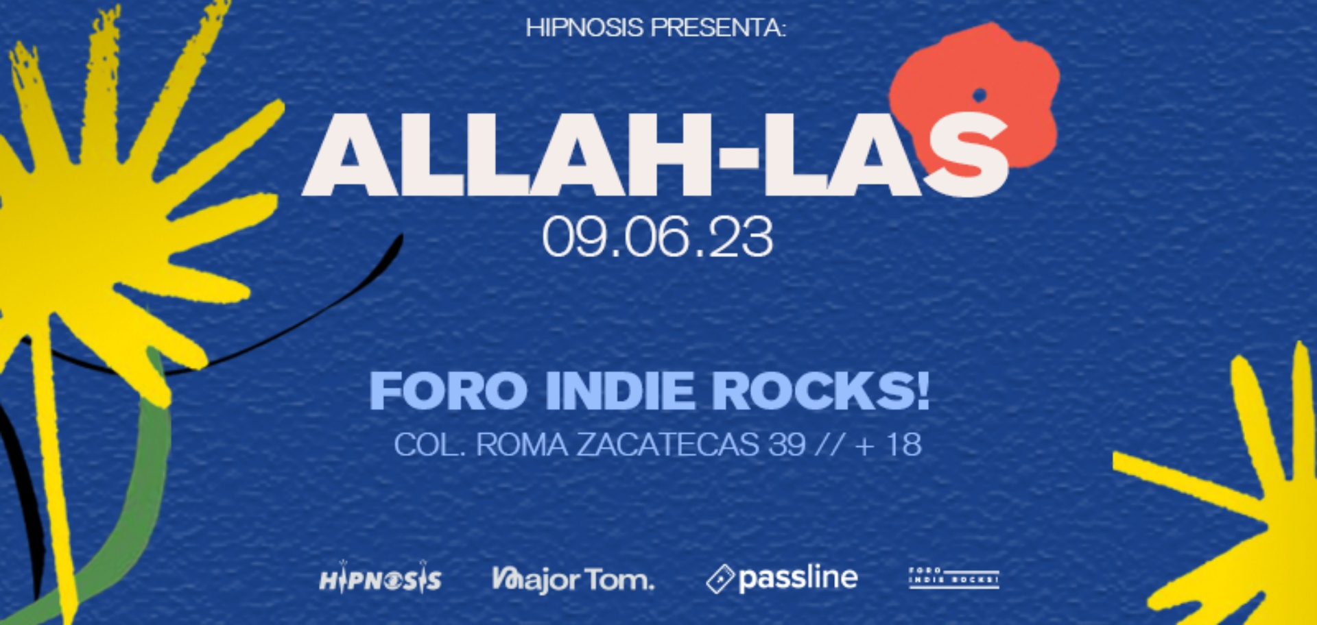 ¡Gana boletos dobles para Allah-Las en el Foro Indie Rocks!