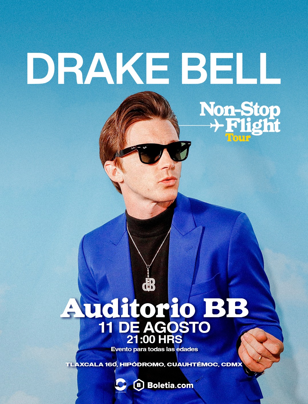 Drake Bell Auditorio BB