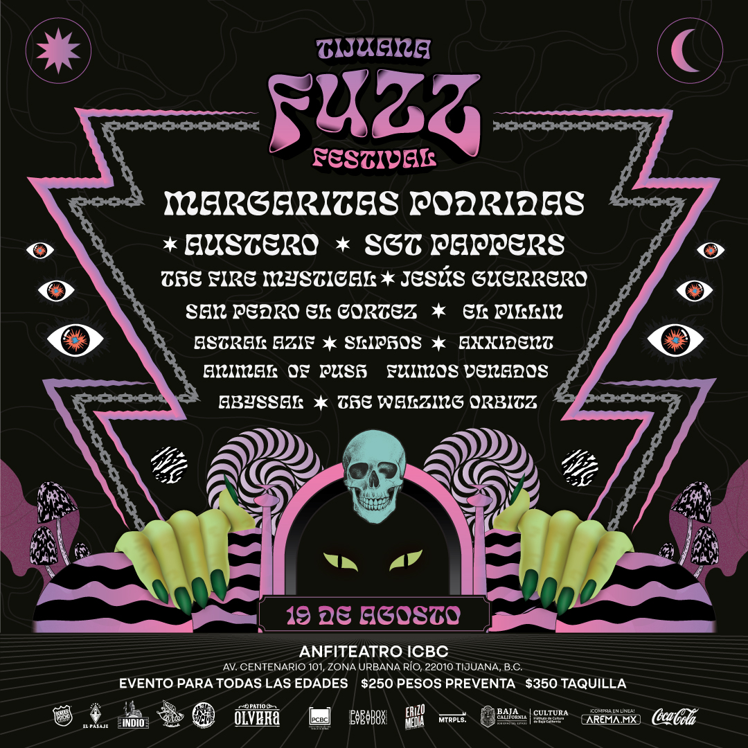 tijuana fuzz festival 2023_cartel completo