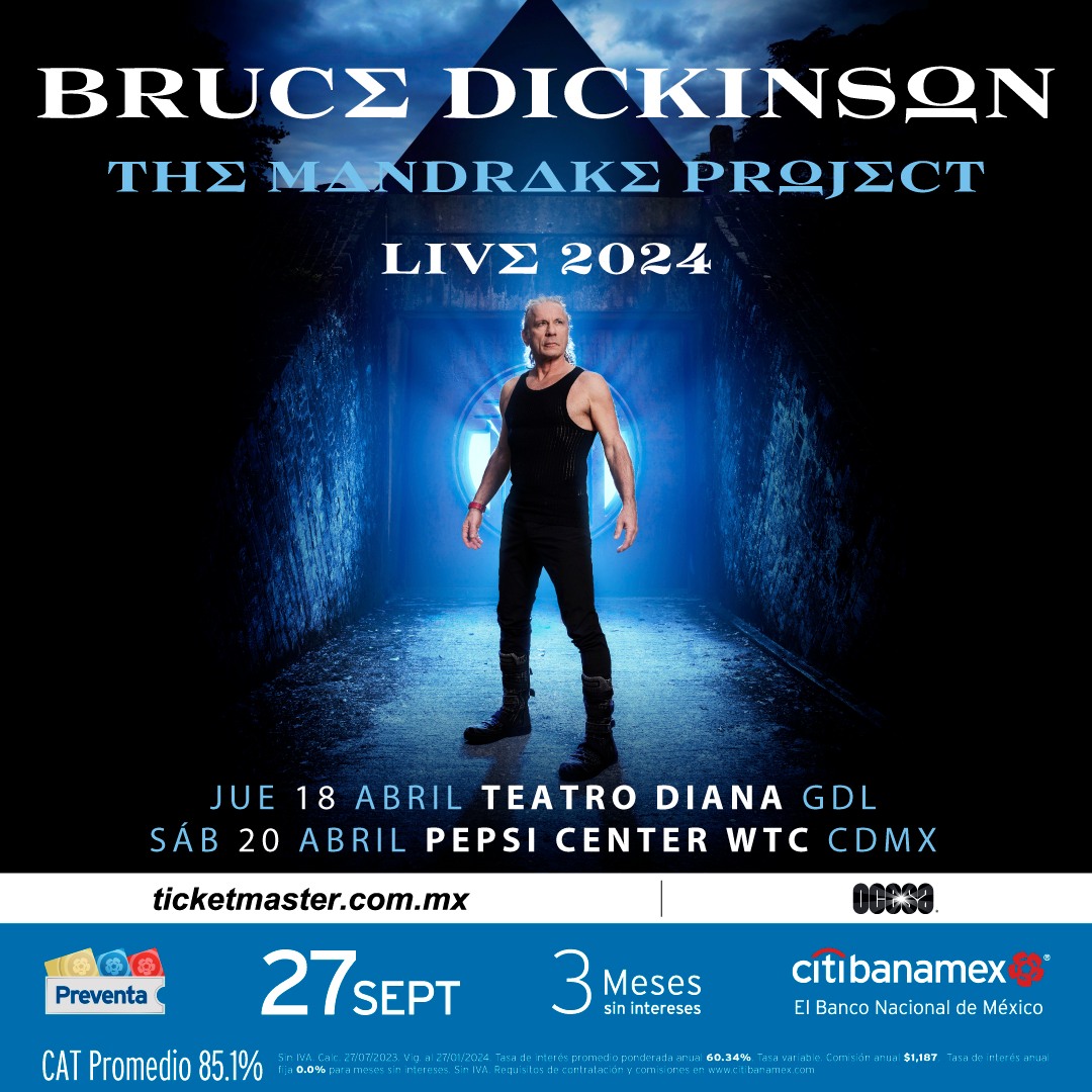 Bruce Dickinson México 2023