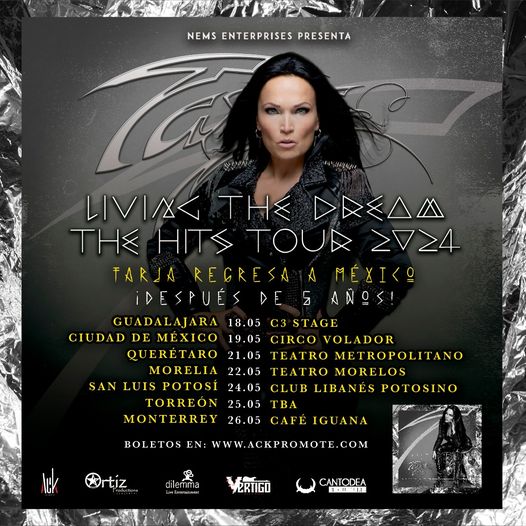 Tarja Mex tour 2024