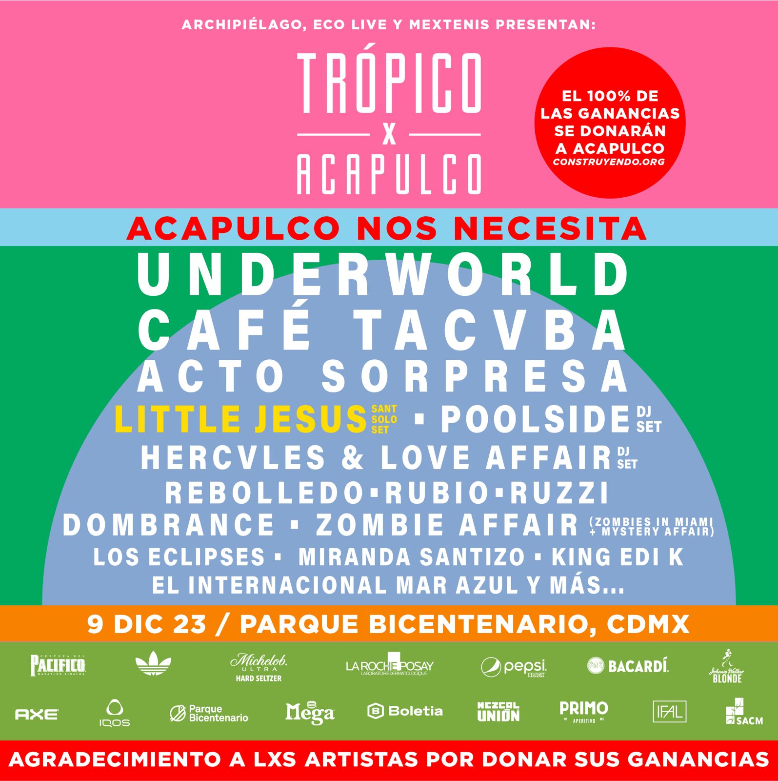 Tropico x Acapulco 2024 cartel
