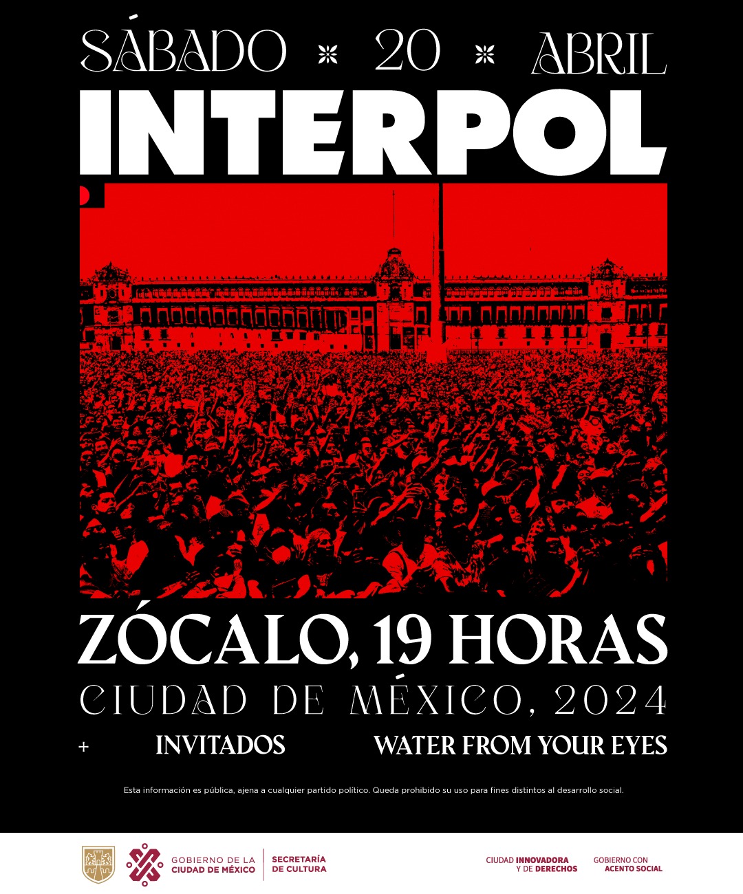 Interpol Zocalo Water From Your Eyes