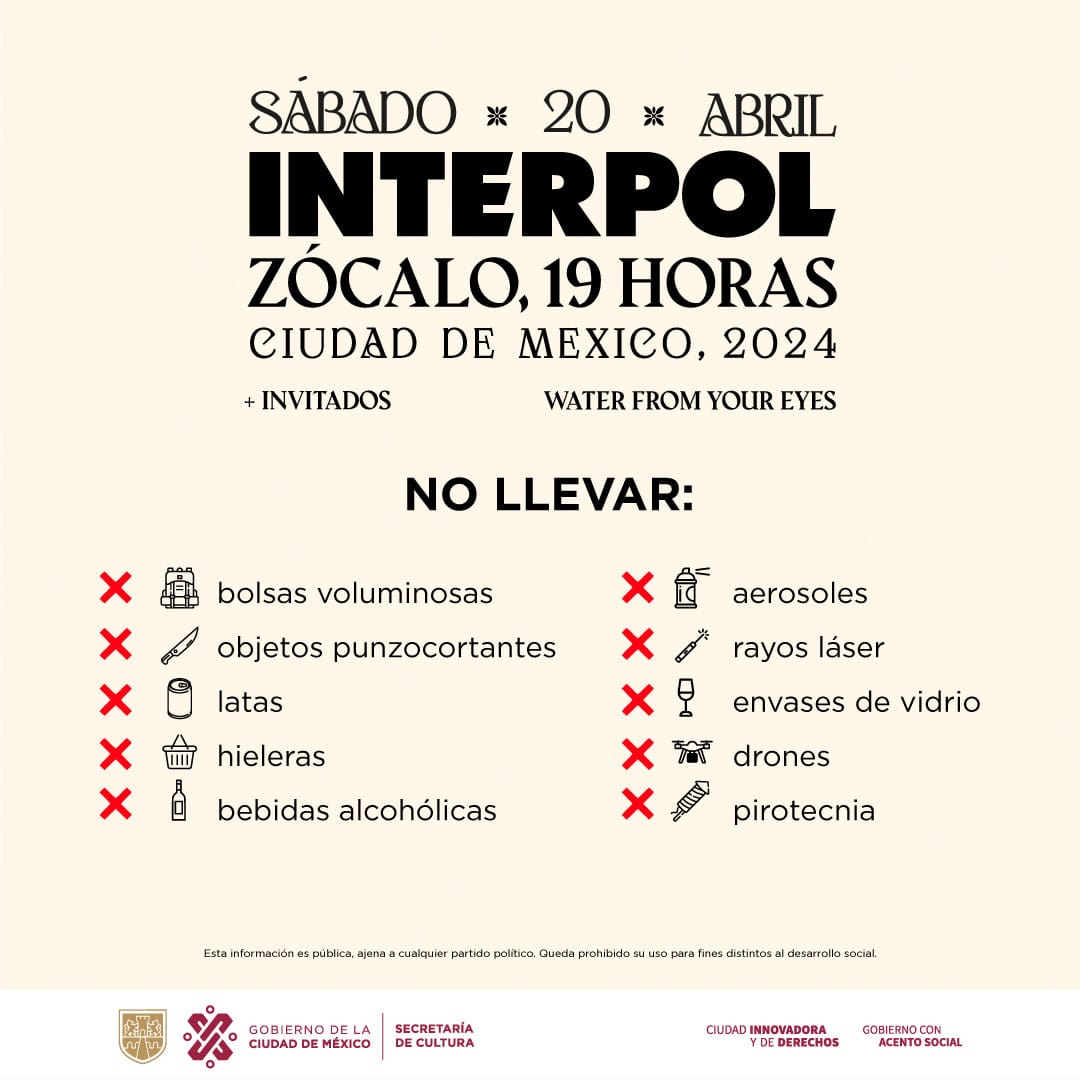 Objetos No Permitidos Interpol