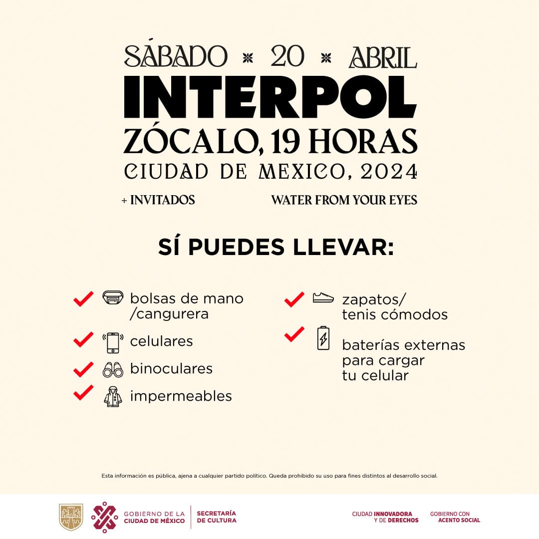 Objetos Permitidos Interpol