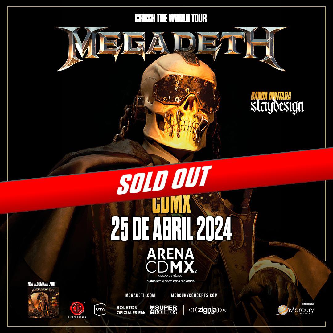 Megadeth Sold Out