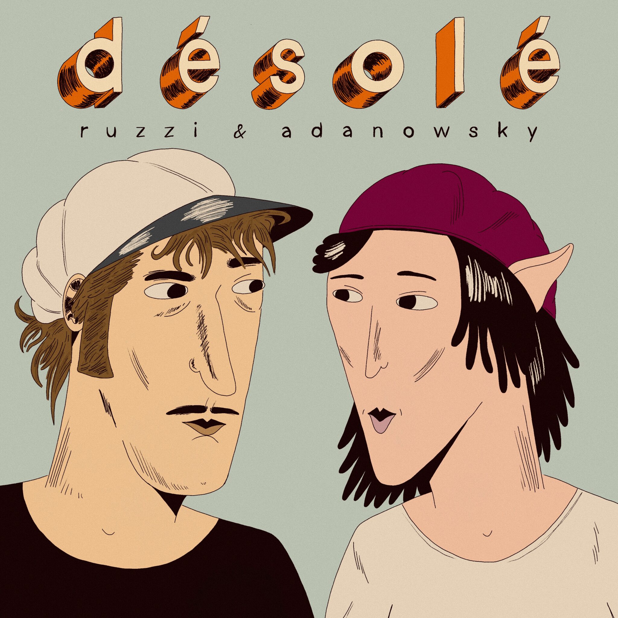 Ruzzi estrena “désolé” con Adanowsky