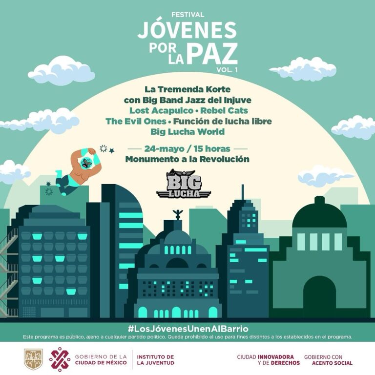 Conoce los detalles del Festival Jóvenes Por La Paz