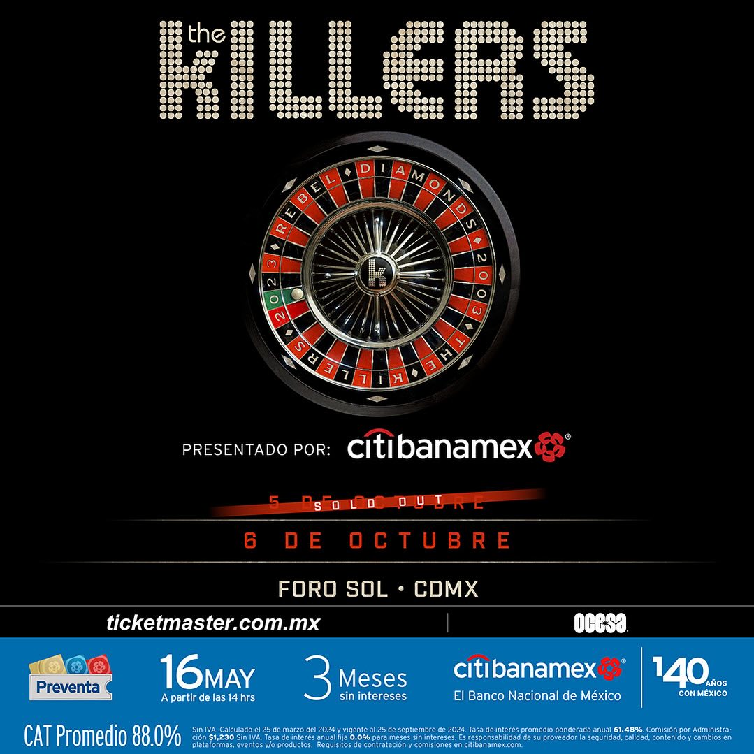 The Killers Nueva Fecha