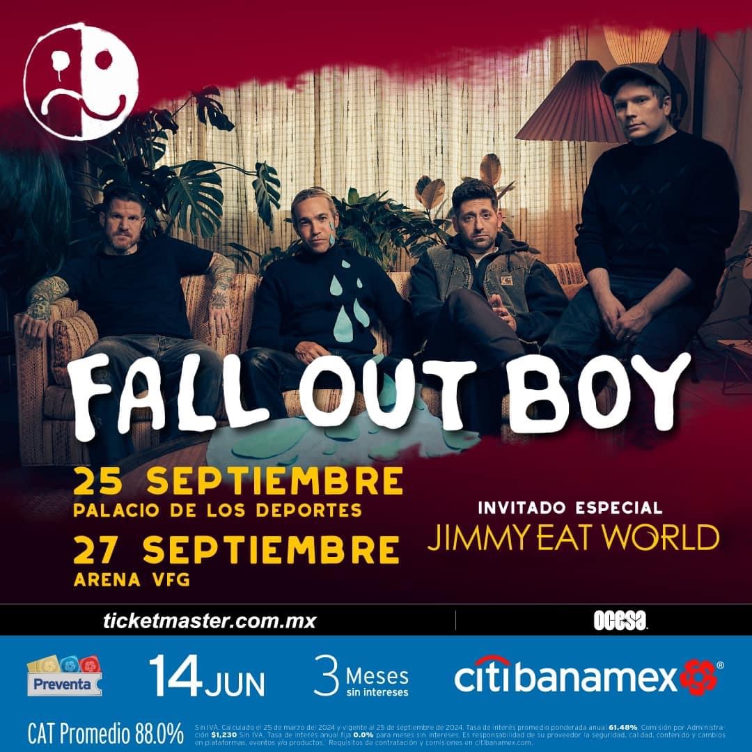 Fall Out Boy Palacio De Los Deportes