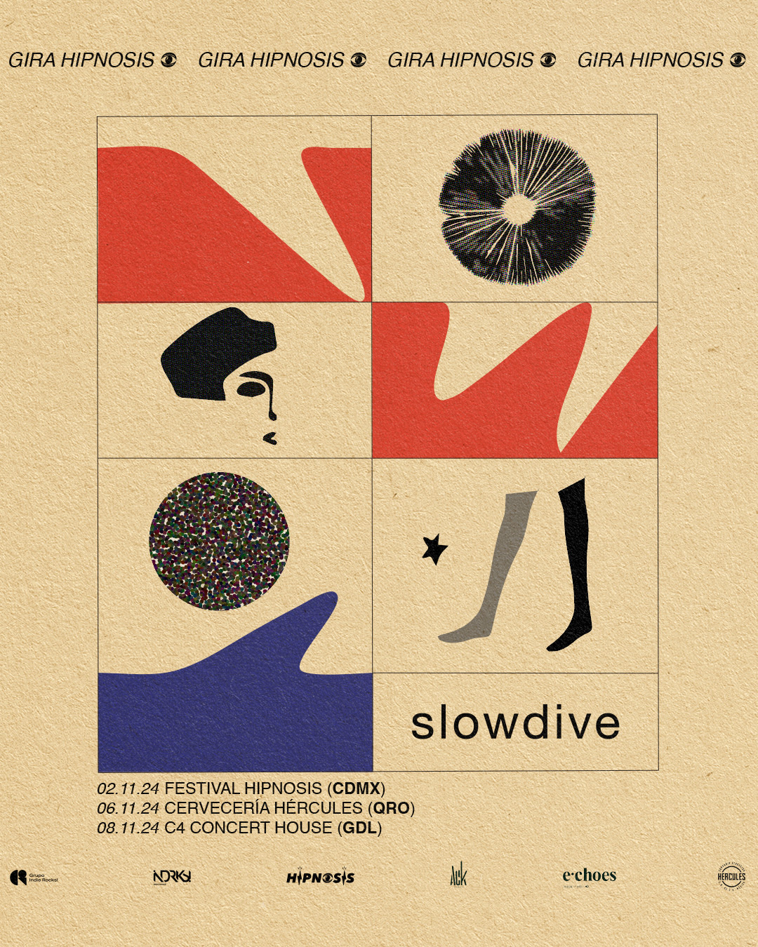 Gira Hipnosis Slowdive 2024