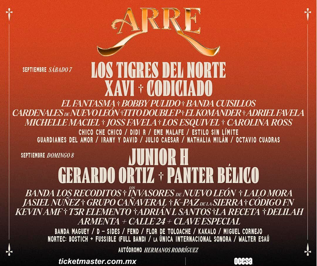 Arre 2024 Lineup