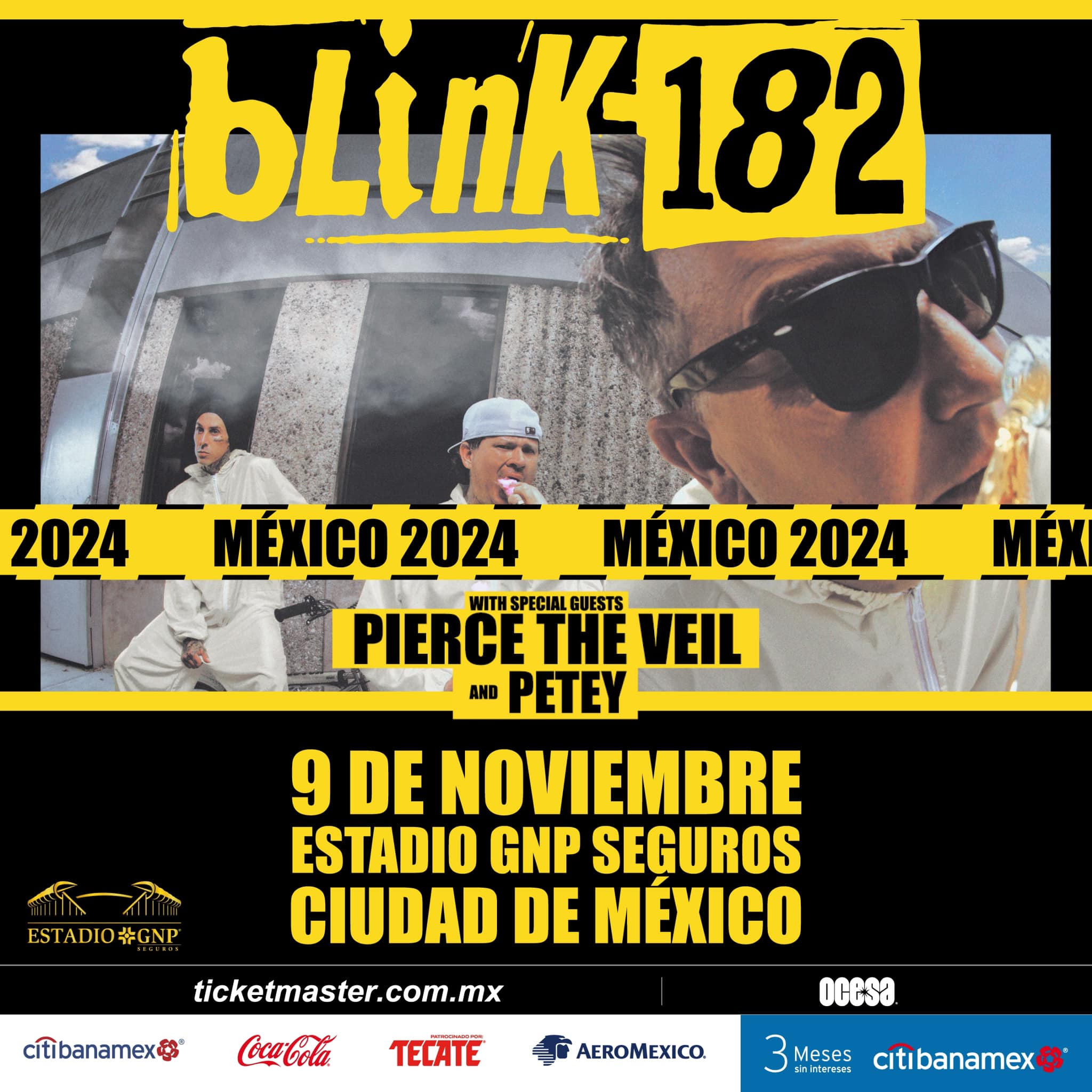 Blink 182 Estadio Gnp Seguros