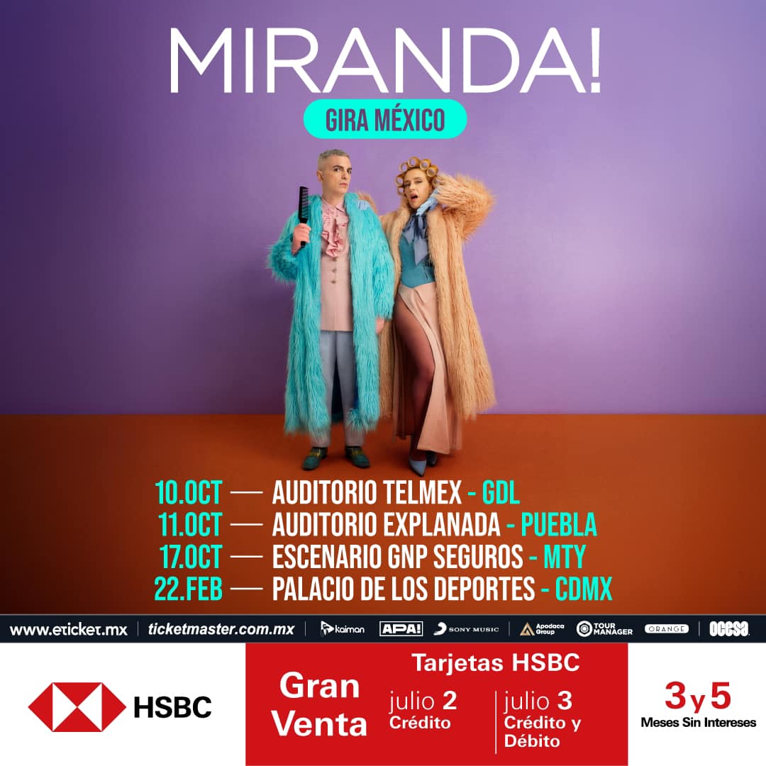 Miranda Tour Mexico