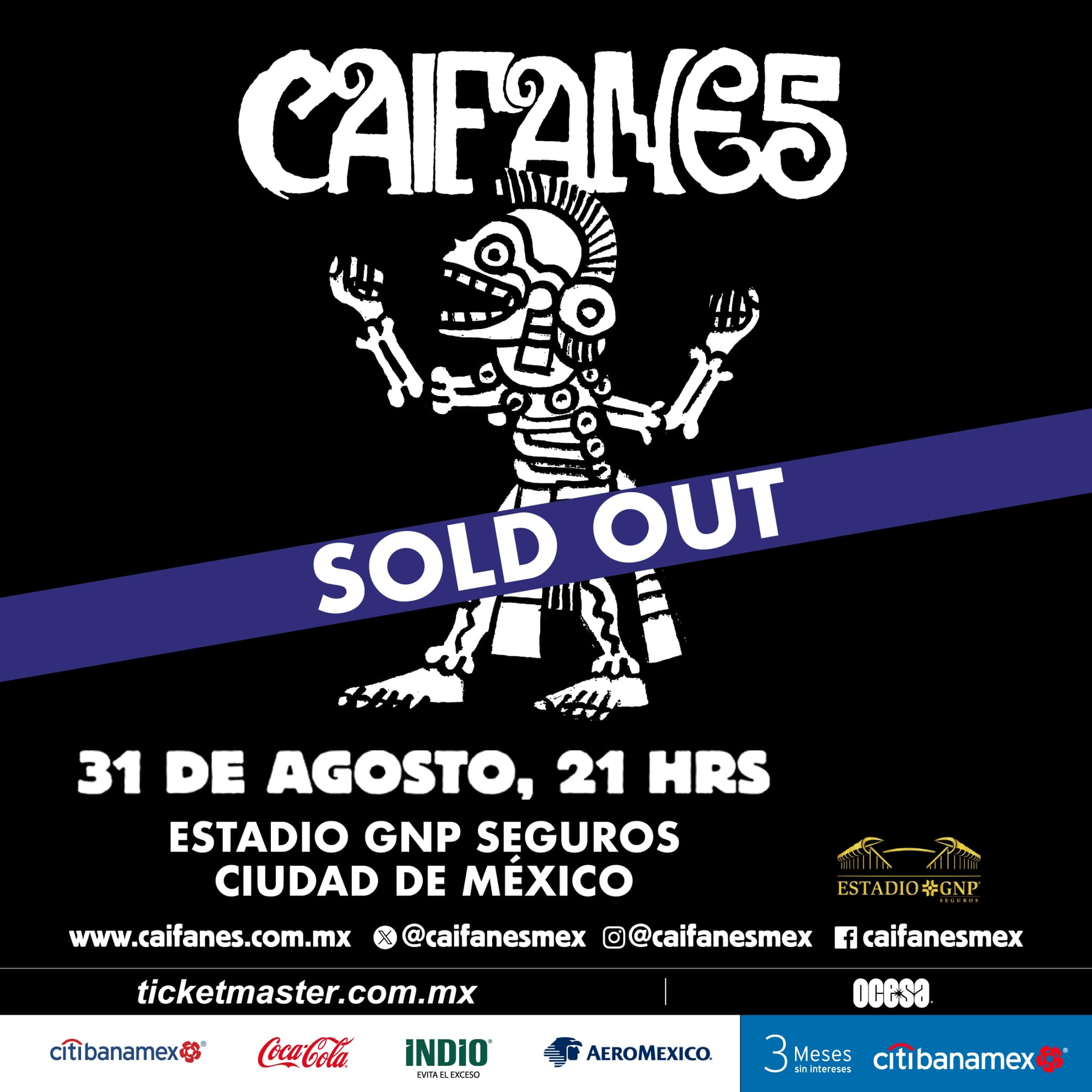 Caifanes Sold Out Estadio Gnp