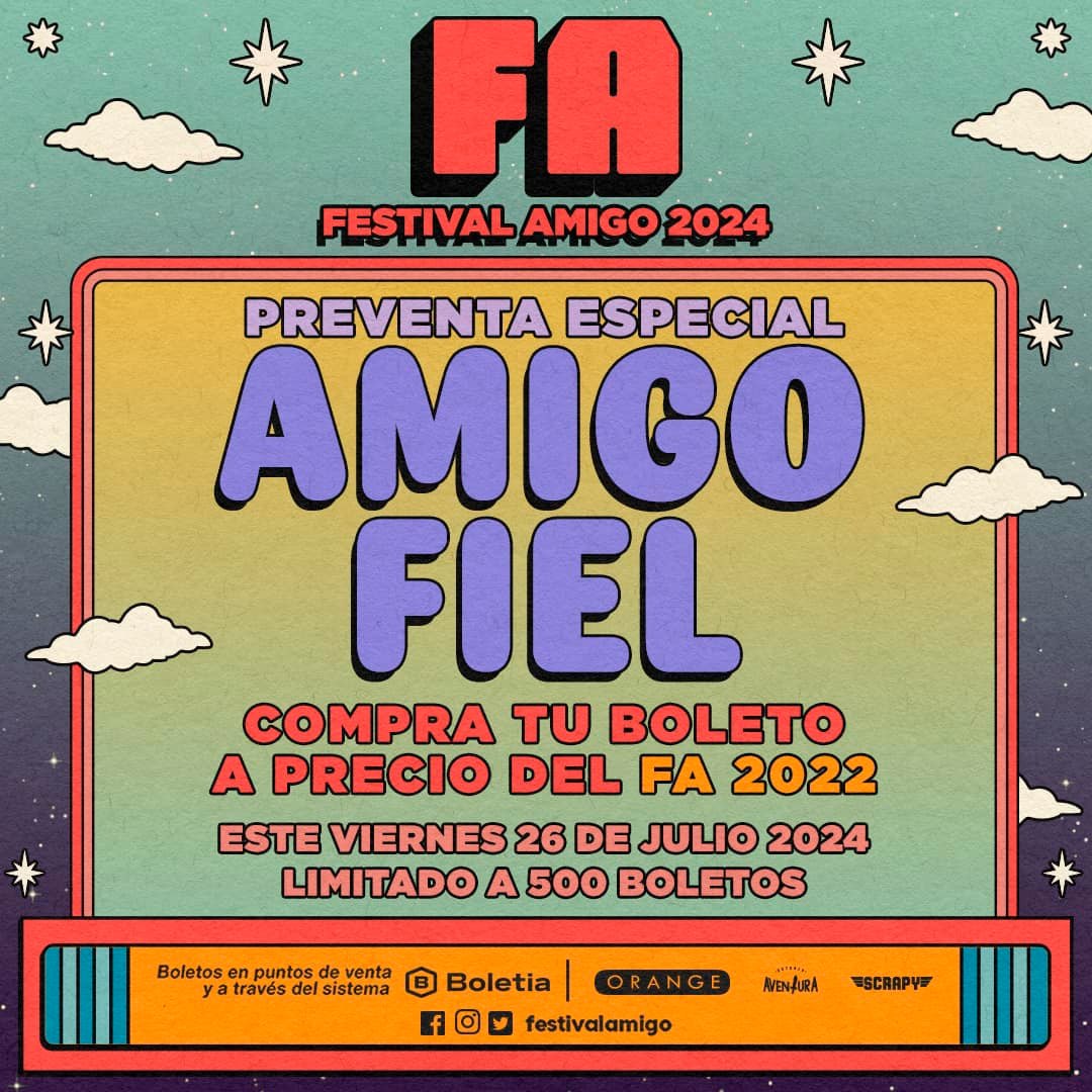 Festival Amigo Venta Especial 2024