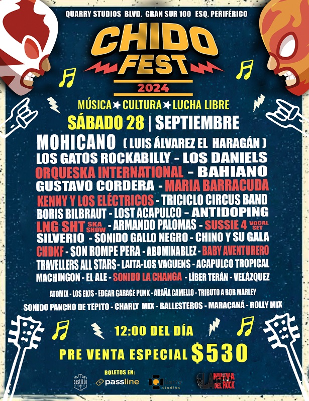 Chido Fest Sept 2024 Cartel