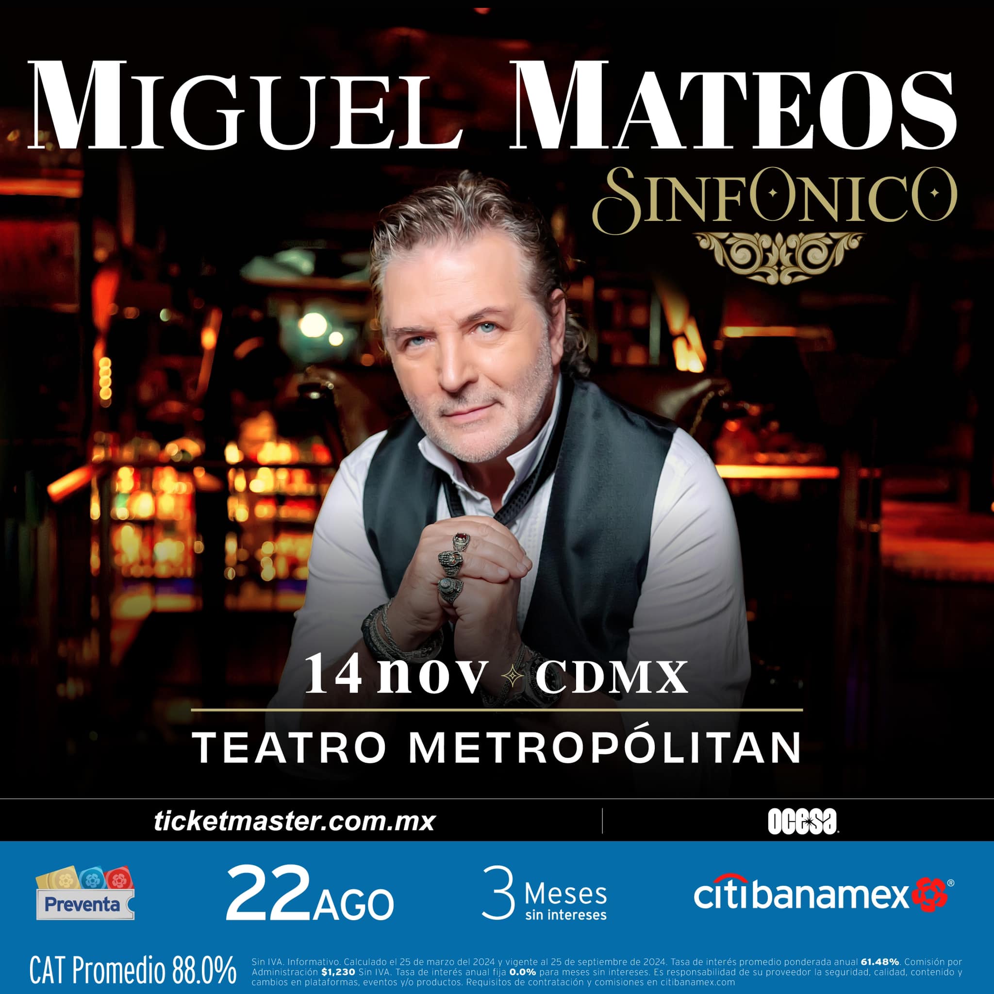 Miguel Mateos Teatro Metropolitan