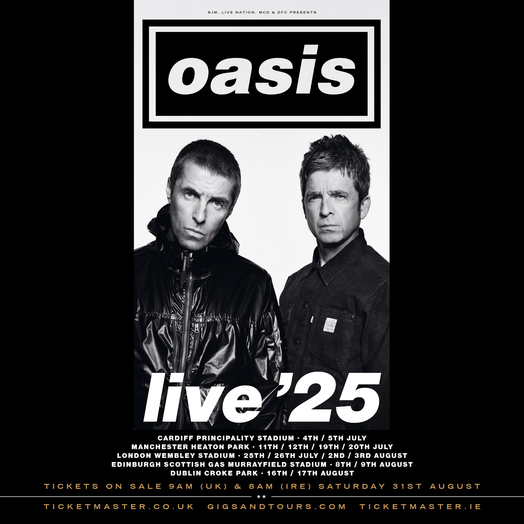 Oasis Live25tour