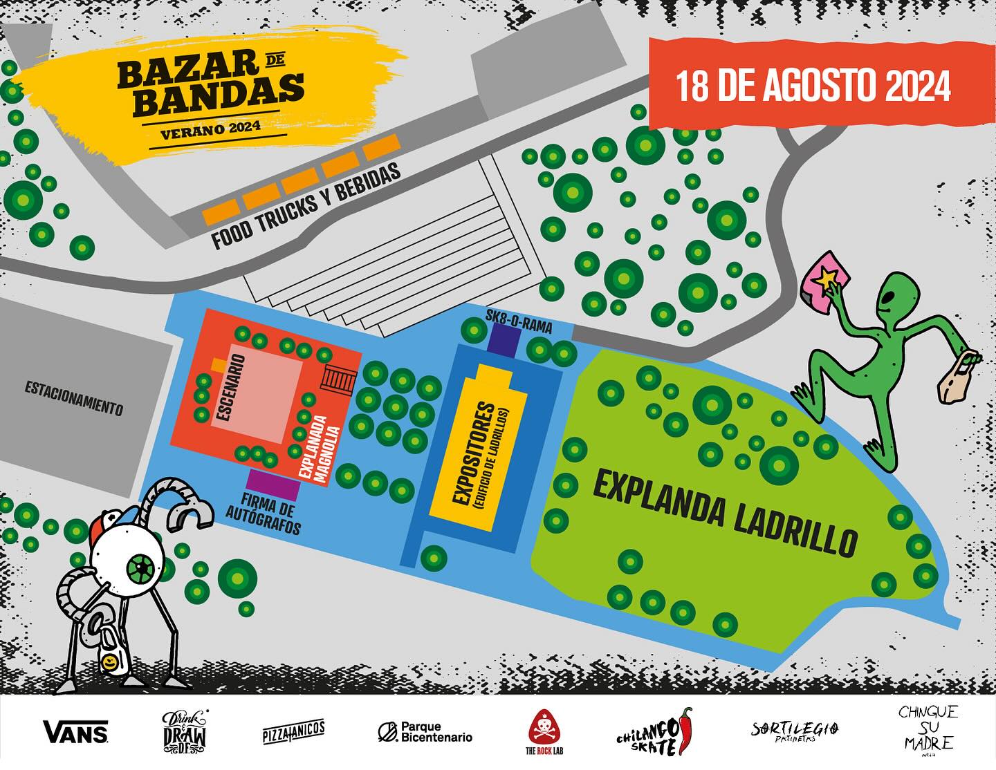 Bazar De Bandas 2024 Mapa