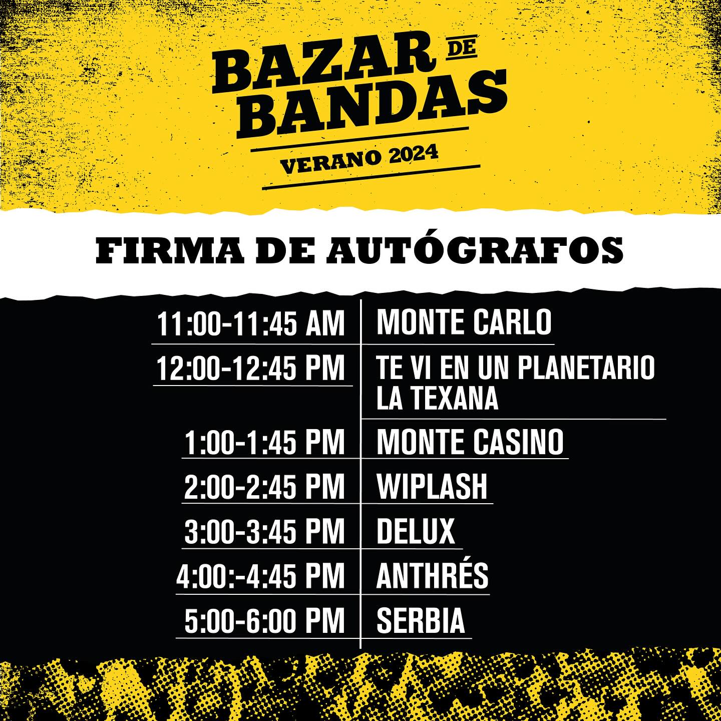 Bazar De Bandas Autografos