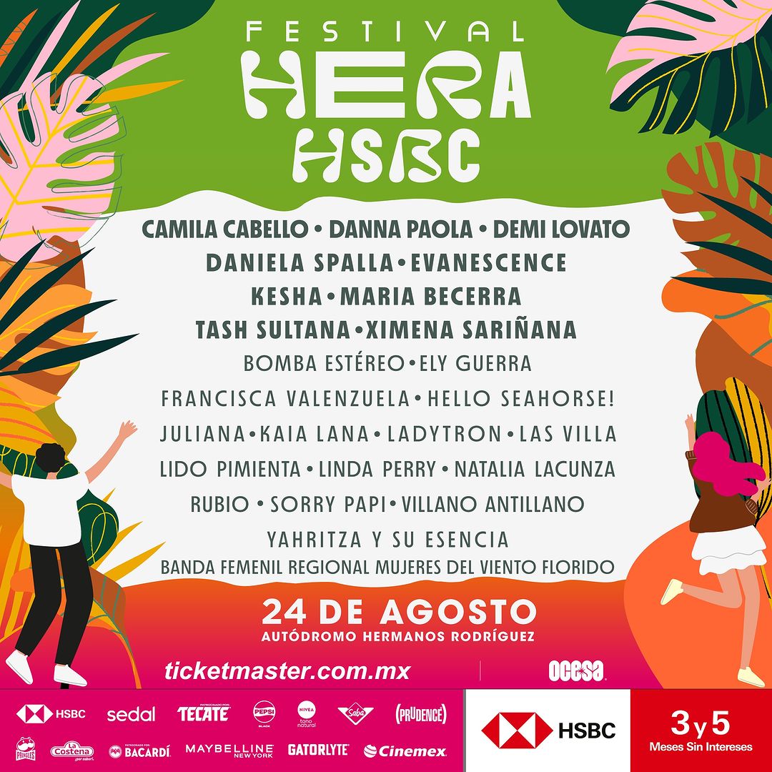 PRECIOS, HORARIOS y MAPA Festival Hera HSBC 2024