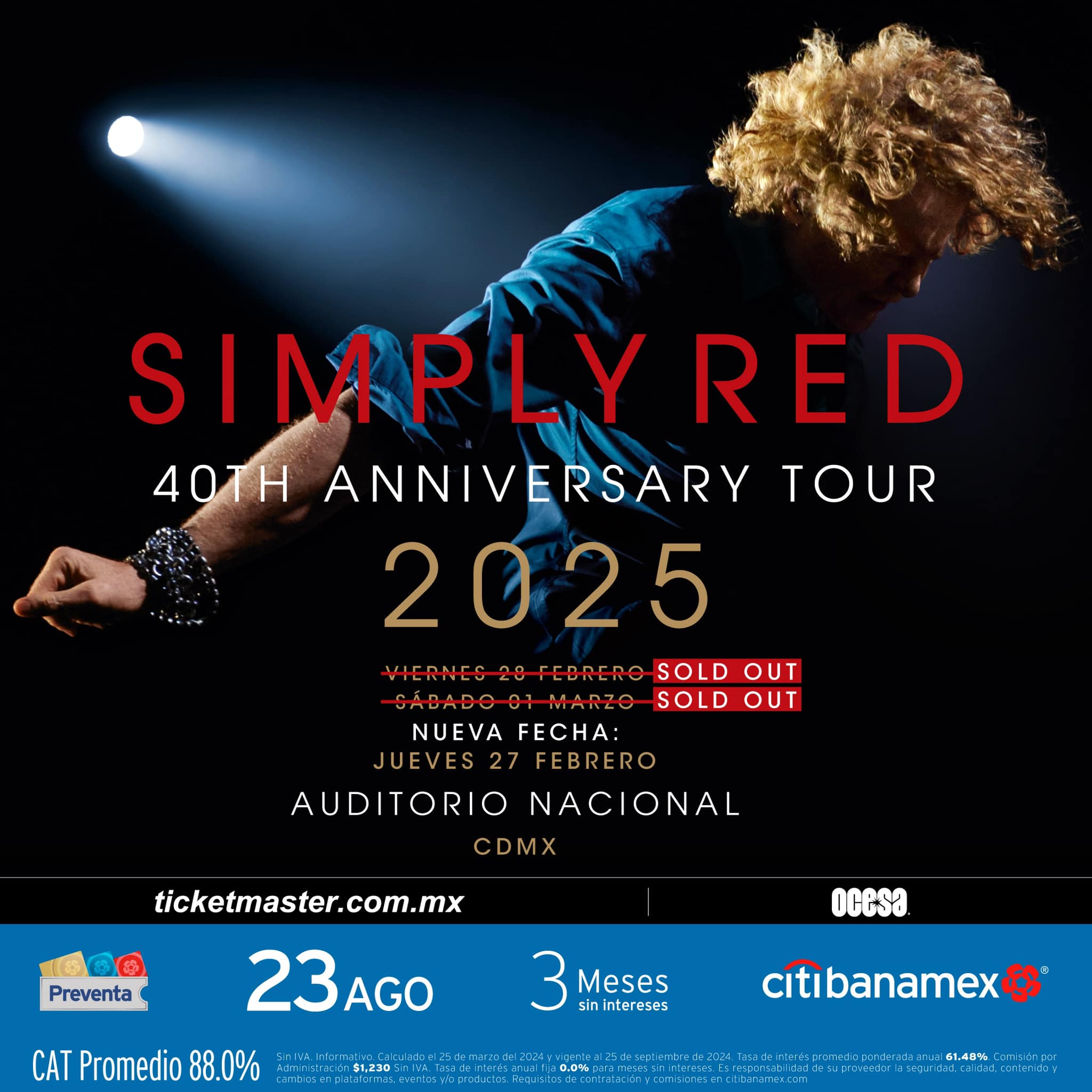 Simply Red Auditorio Nacional