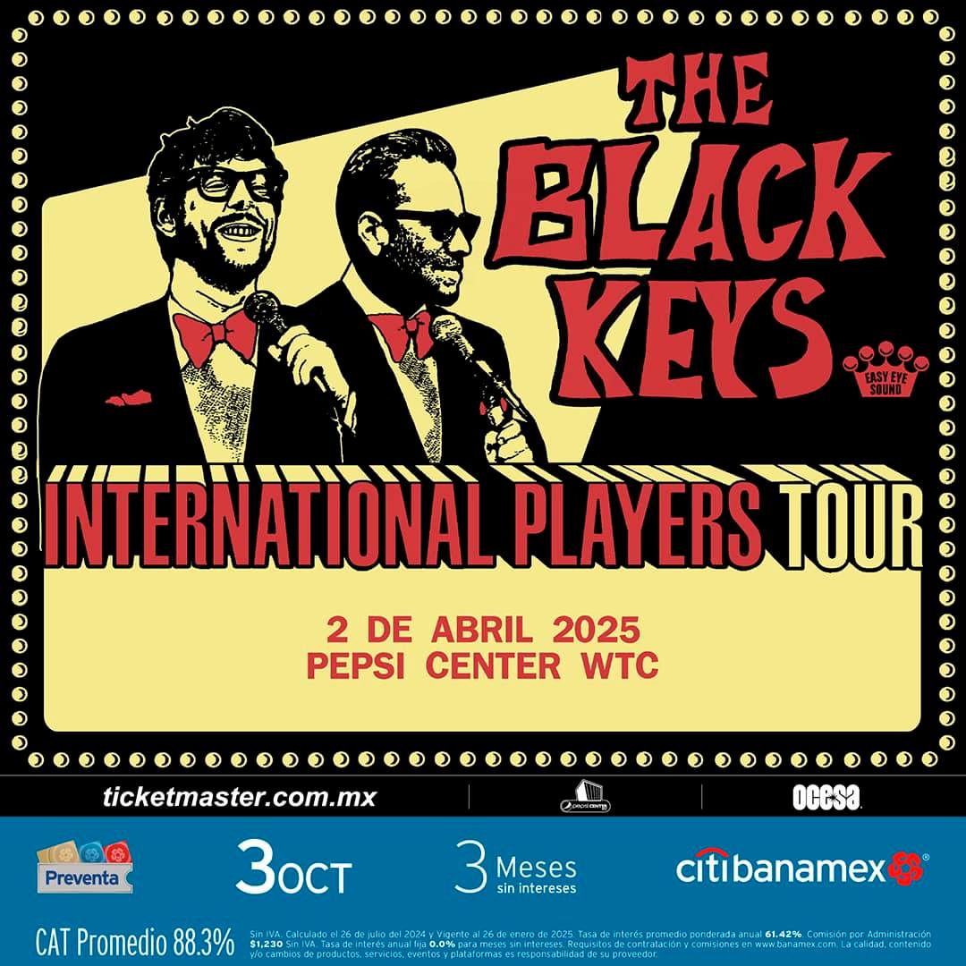 The Black Keys Pepsi Center Cartel Oficial