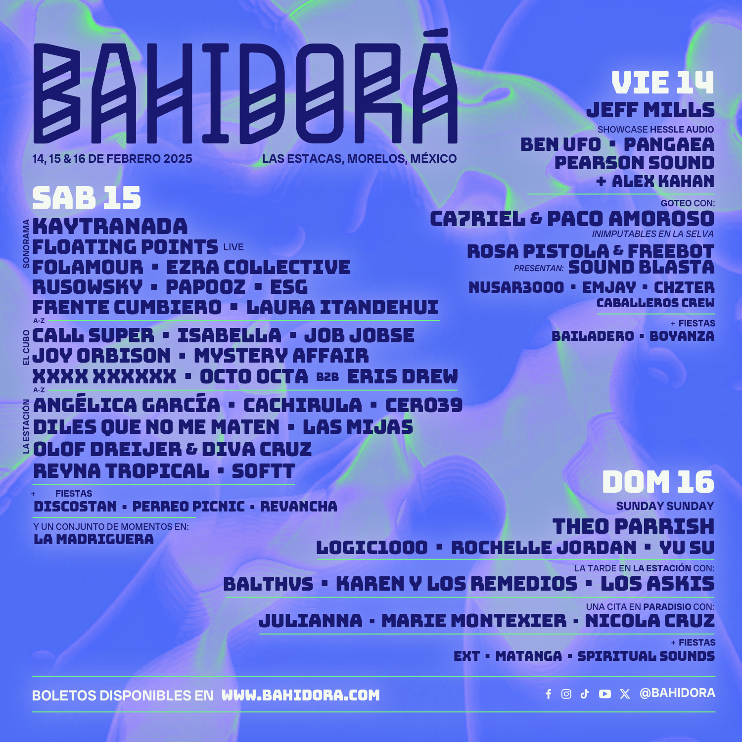 Bahidora Lineup 2025