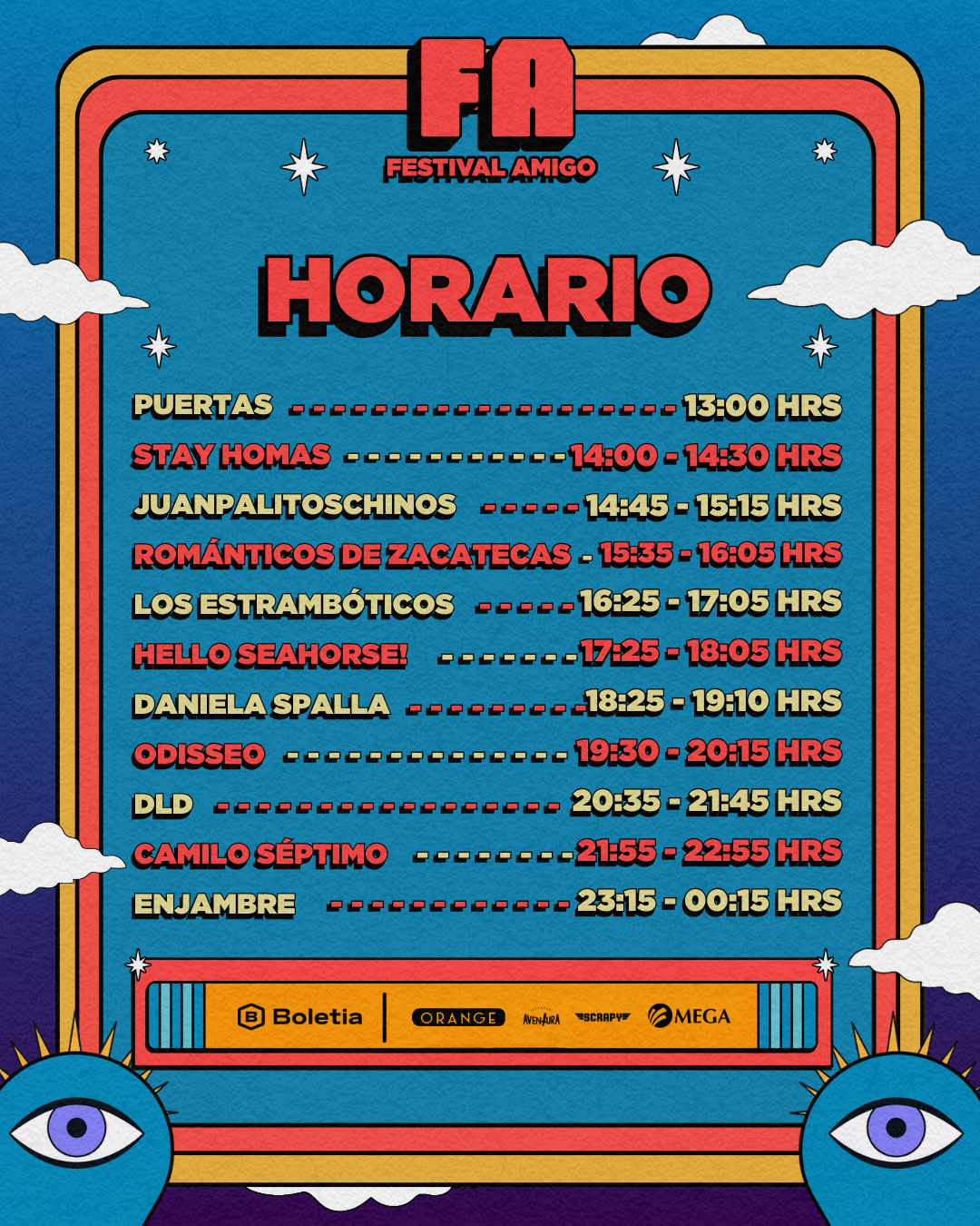 Festival Amigo 2024 Horarios