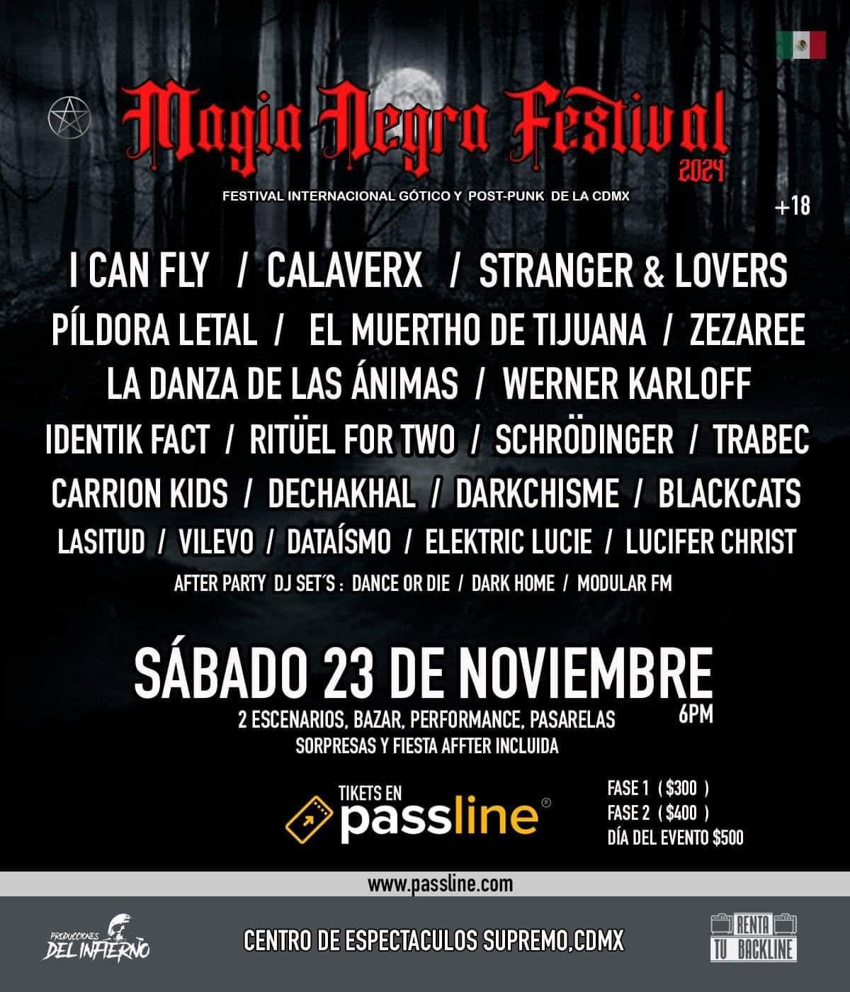 Magia Negra Festival Cartel